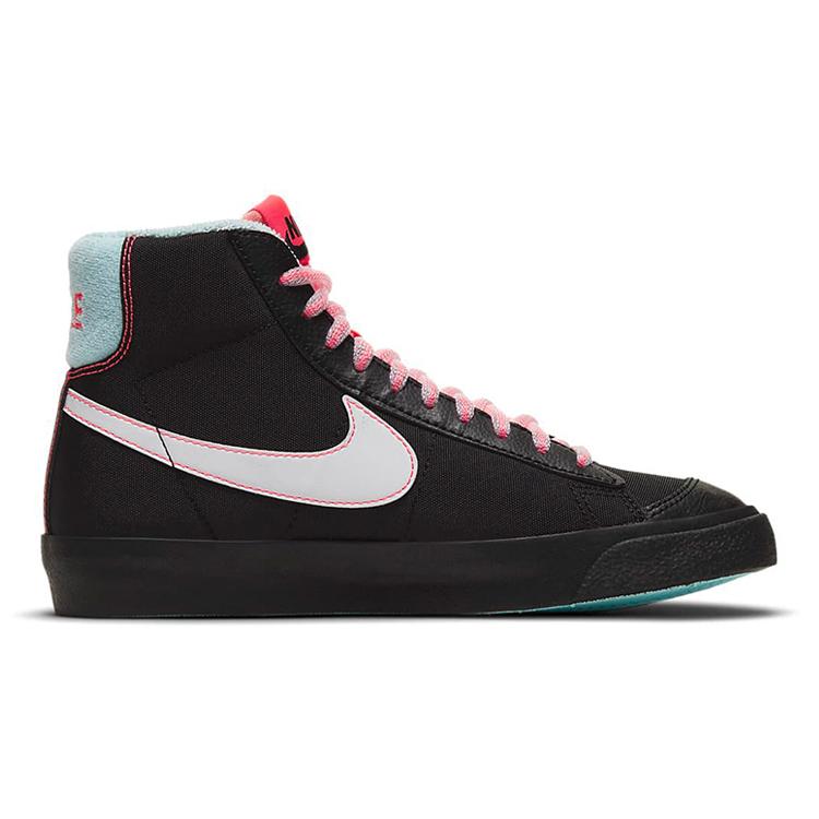 Nuove Nike Blazer Mid 77 GS Nero Rosa Atomico DD7710-001
