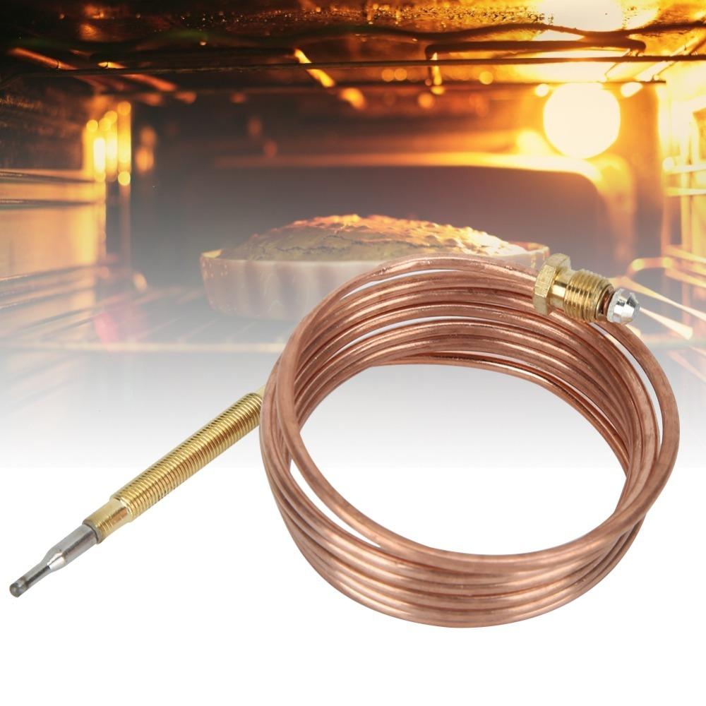 Brass Thermocouple Kit Coiled Lead Temperature Sensor Probe Safety Control Pilot Sensor  BBQ Grill