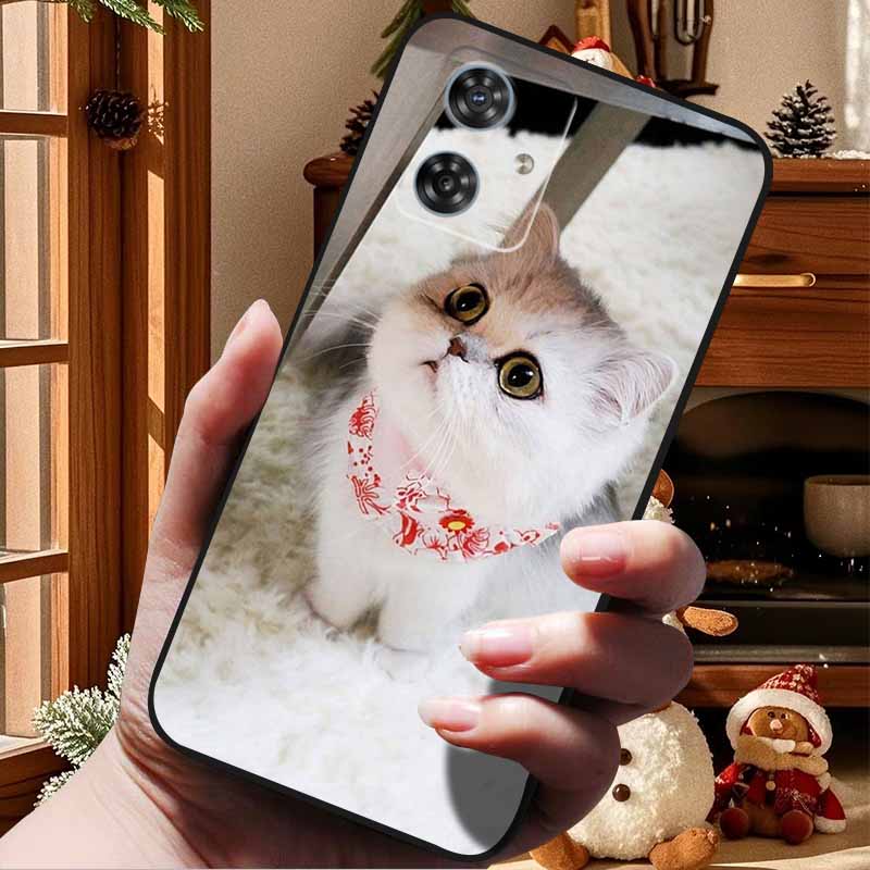 

For Moto G84 G54 5G Case Fashion Soft TPU Silicone Bumper Phone Cover for Motorola Moto G84 5G MotoG54 G 54 84 Coque Capa Cats Moto G54 5G