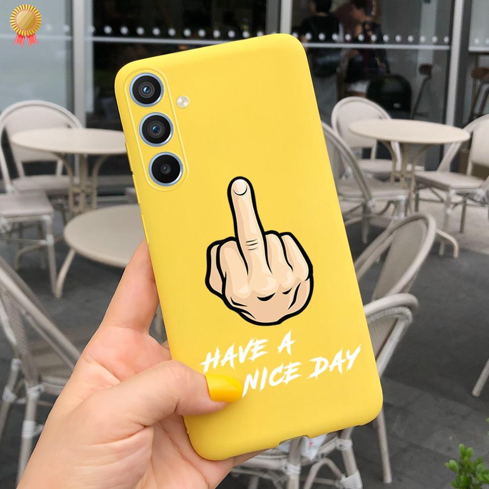 For Samsung Galaxy A24 A 24 4G Case Cute Shockproof Silicone Cartoon Back Cover For Samsung A24 SM-A246M A 24 Funda