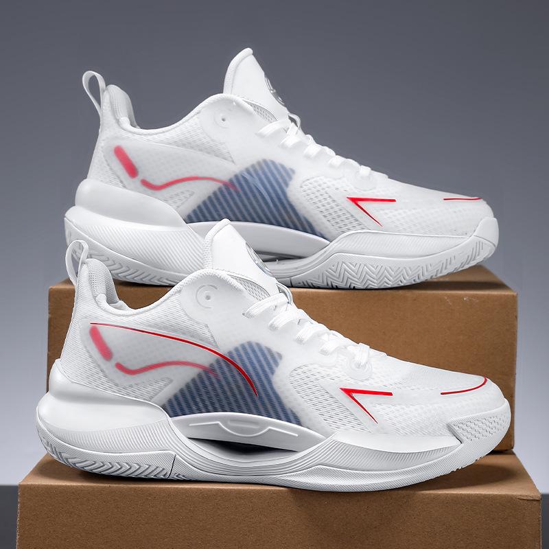 Teenager rutschfest, verschleißfest und stoßdämpfend echte Basketballschuhe, Herren- und Damen- ultraleicht und atmungsaktiv Studenten-Freizeit