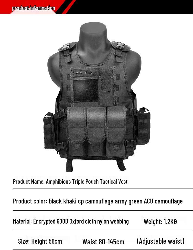 Anyue Multifunctional Tactical Vest for Outdoor Adventure & Training