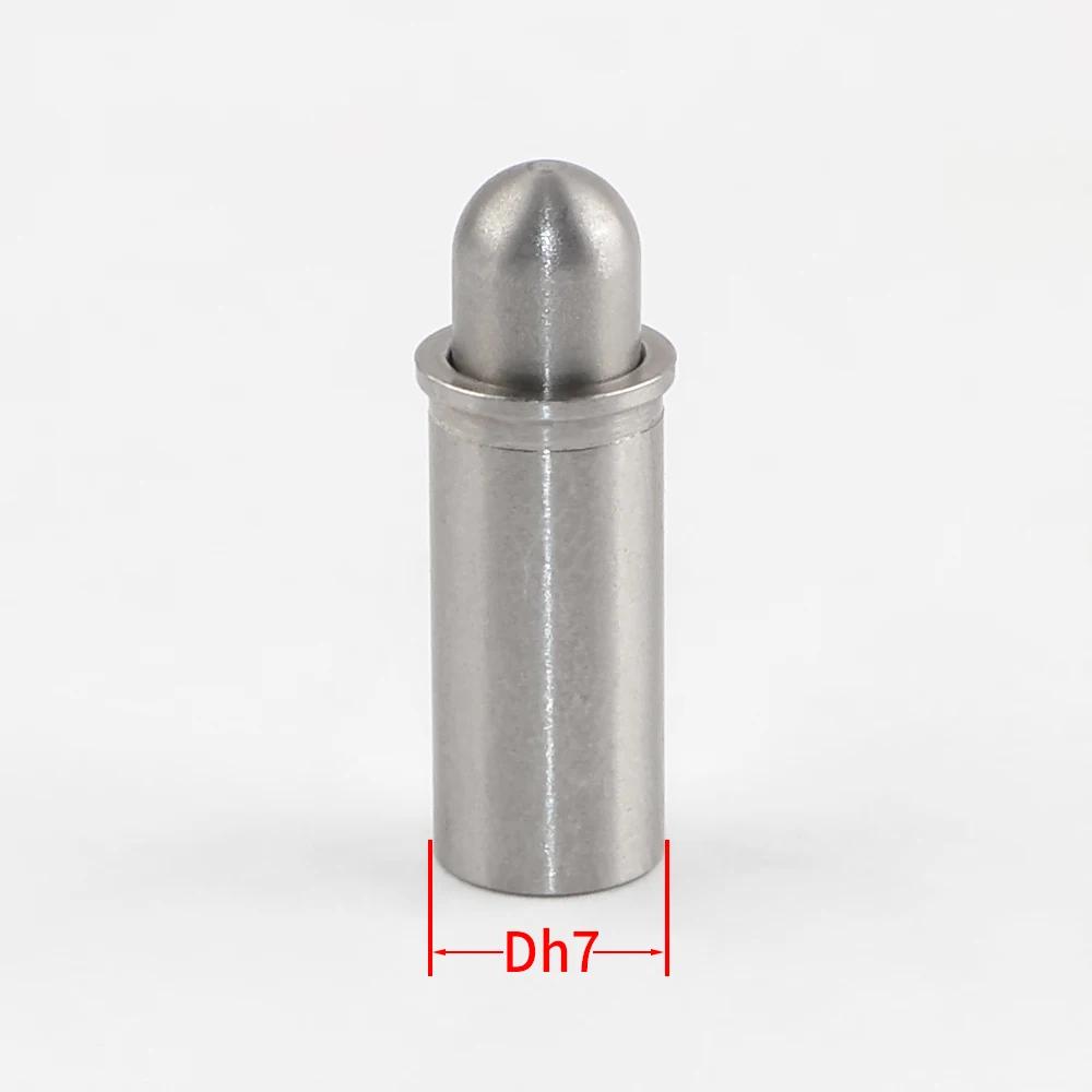 

Flat/Spherial Pin Head Spring Plunger Stainless Steel Positioning Plunger Press-inType Spring Locating Pin J-Dh7-4