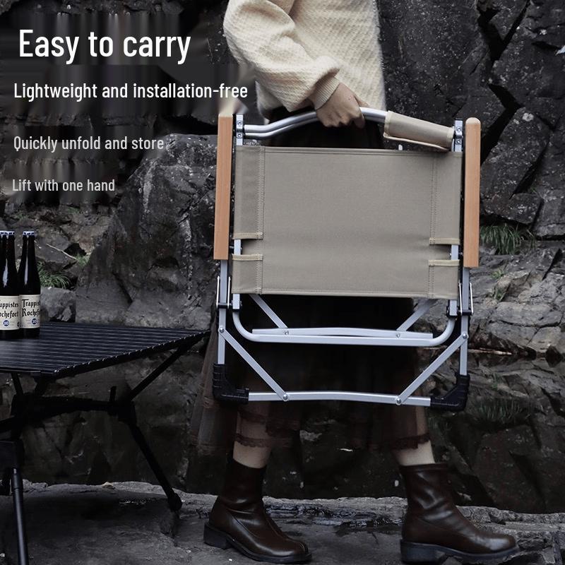 OIMG Portable Aluminum Folding Camping Chair