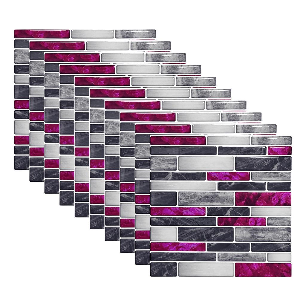 3D Tile Stickers Epoxy And Plastic Home Humidity Resistant