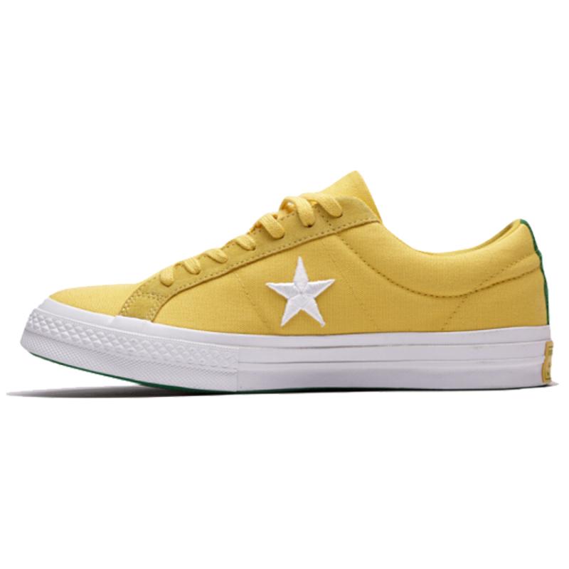 

Converse One Star Comfortable Casual Low-Top Espadrilles Unisex Desert Gold 38