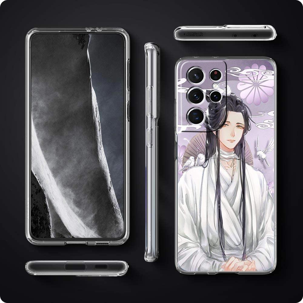 TGCF Heaven Official's Blessing-Telefonhülle für Samsung Galaxy S22 5G S20 Ultra S21 FE 5G S10E S9 S8 S10 Plus Note 20, transparente Abdeckung
