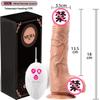 Opstotende Roterende Afstandsbediening Dildo Vibrator Vrouwelijk Realistische Penis G-spot Clitorale Stimulatie Gay Zuignap Masturbator Koppel Vrouwen Seks Speelgoed