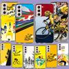 T-Tour De France Bicycle Phone Case For Samsung A16 A26 A36 A56 A17 A15 A25 A35 A55 A14 A24 A34 A54 A04S A05S Galaxy Note 20 10