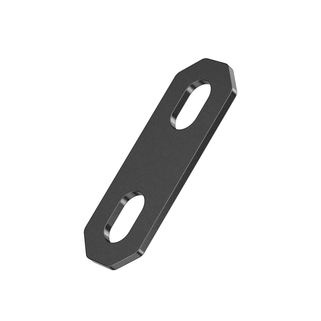Kaedear Motorcycle Universal Stainless 2mm Universal Set of Custom Brackets x 2 x 25 x Brackets, Steel, Thick, Fit, 2, (KDR-YX-S7-2M10) (M10 Holes/70