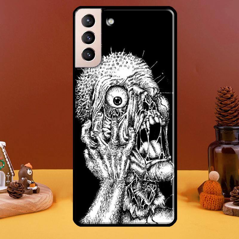 Husa cu craniu de moda gotica pentru Samsung Galaxy S21 S20 FE Note 20 S22 Ultra Note 10 S8 S9 S10 Plus Husa de telefon