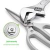 SK5 Aluminum Handle Kitchen Scissors for Cutting Chicken Bones - Japanese Stainless Steel Household Shears