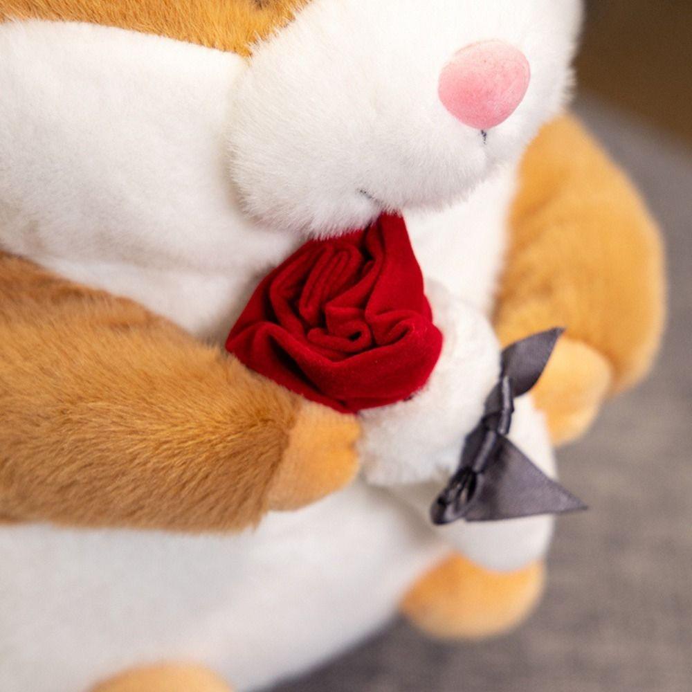 Lifelike Hamster Stuffed Animals Plush Toy Soft Hamsters Cartoon Stuffed Dolls  Birthday Parties