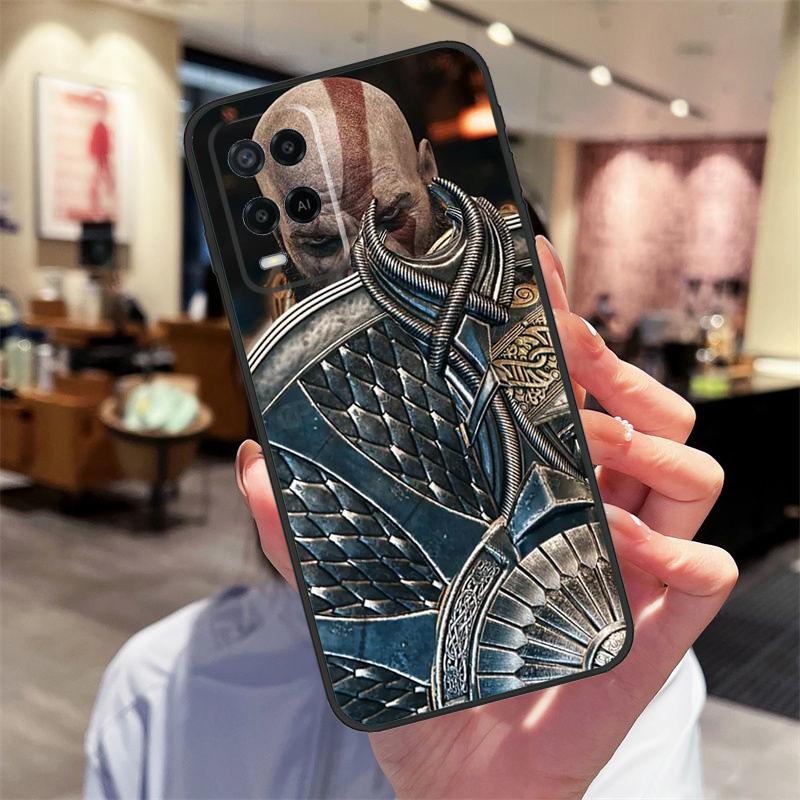 God Of War Case For OPPO Find X5 Pro X3 Lite A15 A16 A52 A72 A5 A9 A31 A53 A83 A93 A94 A74 A54 Cover
