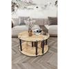 Yin Yang Unity Serenity Coffee Table Set of 4 Oak 70 Cm