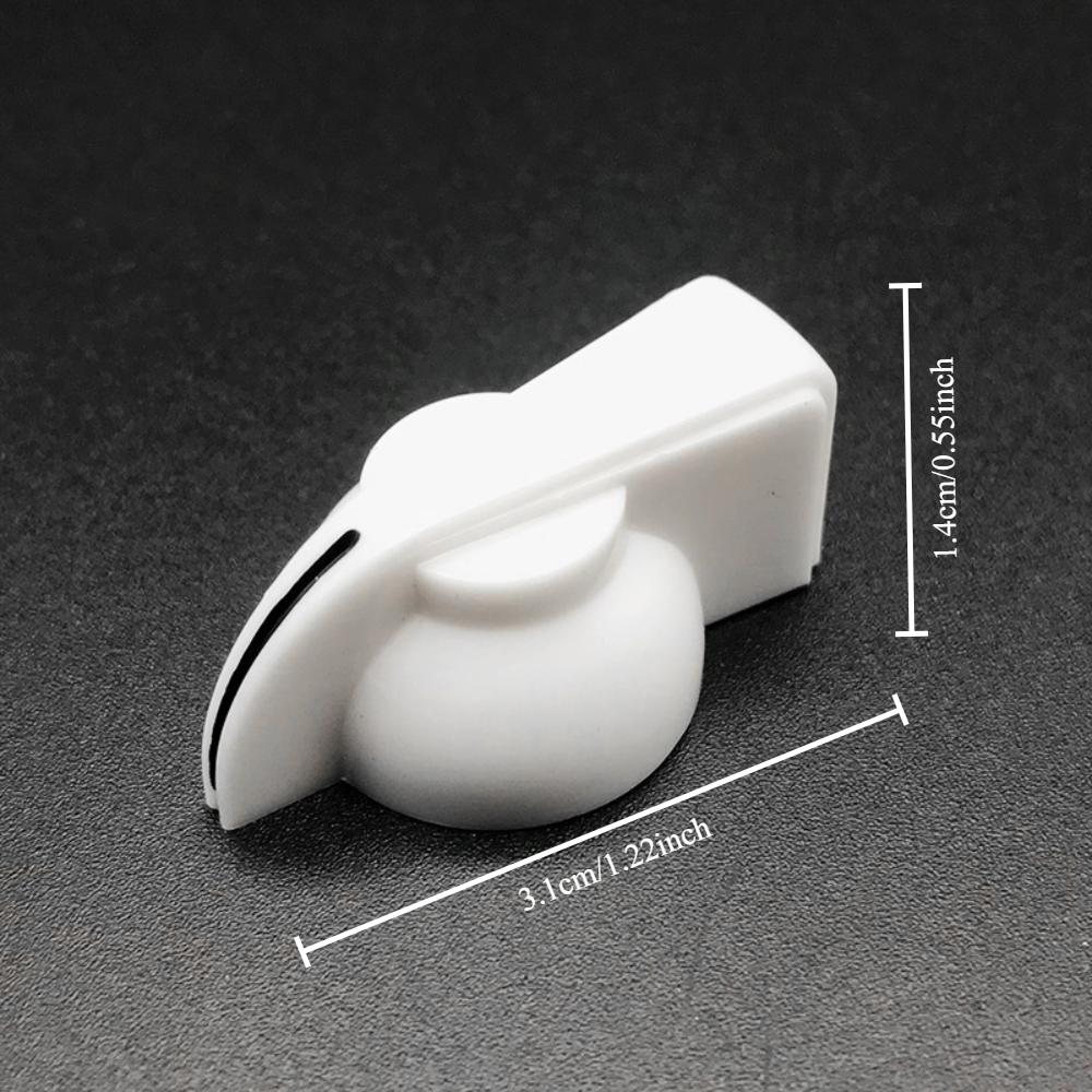 8Pcs Guitar Potentiometer Knob Aluminum Foil Effect Speaker Knob 180 Degree Volume Adjustment Guitar Knob Circular Hole 6Mm