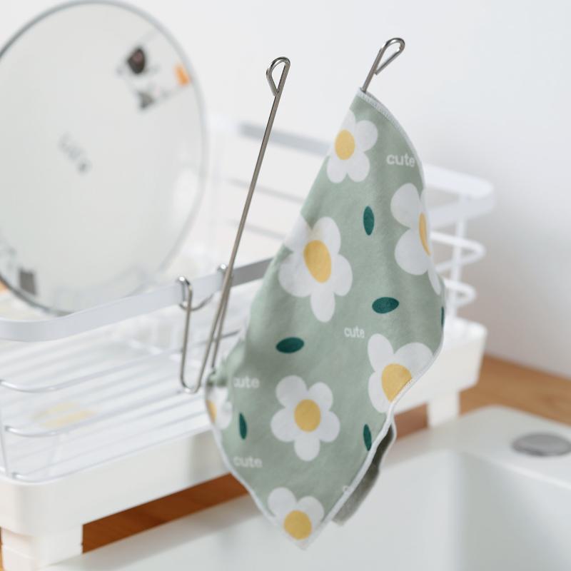 Kitchen Glove Drying Rack With Cup Hooks, Stainless Steel Drain Storage Organizer, Multifunctional Kitchen Utensil Drying Tool