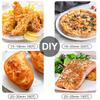 3.2L Smart Air Fryer Chicken Household Oil Free Air Fryer Health Fryer Pizza Cooker Multifunction Touch LCD Electric Deep