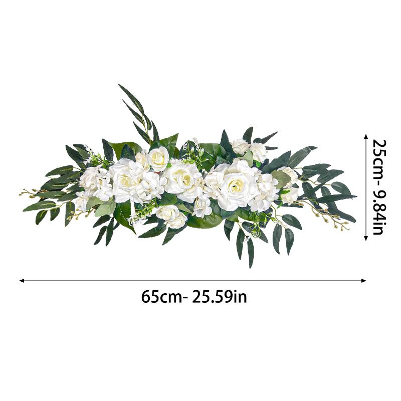 

New Wedding Door Decorations, Flower Arrangements, Wedding Hotel Scene Layout, Hanging Flowers, Artificial Flowers for Parties