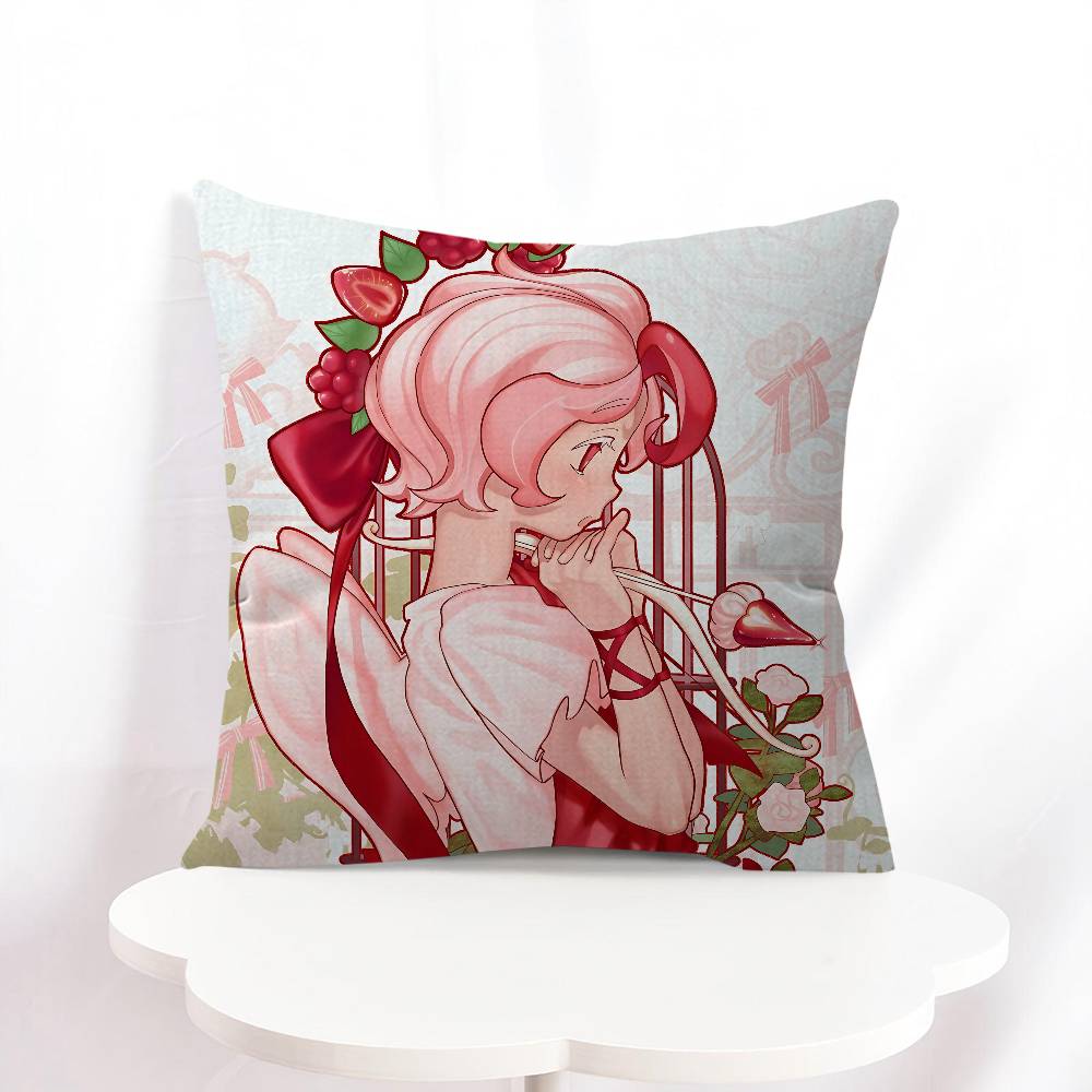 

Pavlova Cookie Cartoon Pillowcase 45x45cm Cute Pillowcase Living Room Sofa Cushion Cover Bedroom Home Decoration 16x16Inch