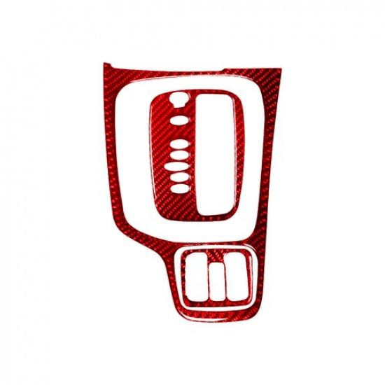 Red Carbon Fiber Interior Automatic Gear Shift Kit Cover Trim For Toyota Celica