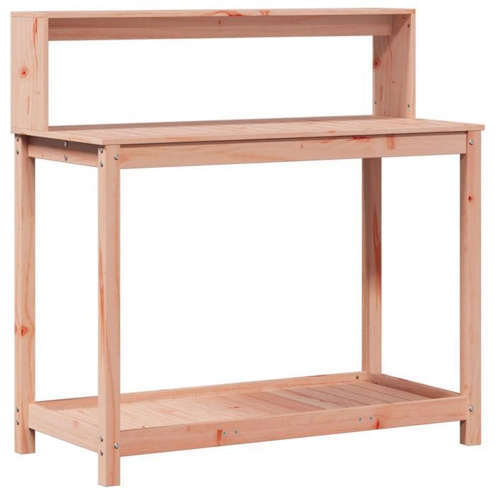 VidaXL Table de Rempotage avec Étagères, Table de Plantation avec Rangement, Banc de Rempotage, Table à Plantes Jardin, Bois 832415