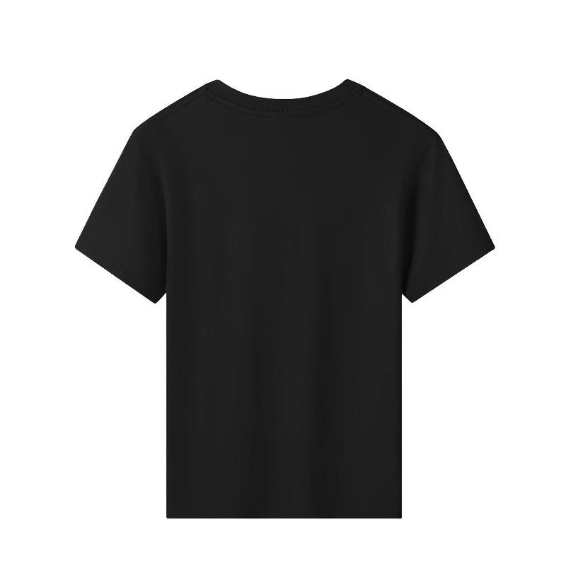 Europäische Größen Mädchen Rundhals T-Shirt, Kurzarm, Sommerlich Lässig Bequem Sportlich Mode für Teenager Mädchen Tägliches Tragen