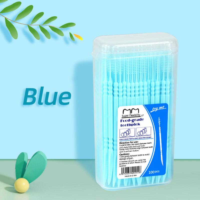 Зубочистки Одноразовые Семейная Коробка Упакованные Портативные Ультратонкие Двухсторонние Высококачественные Персональные Креативные Фруктовые Палочки 150 Штук