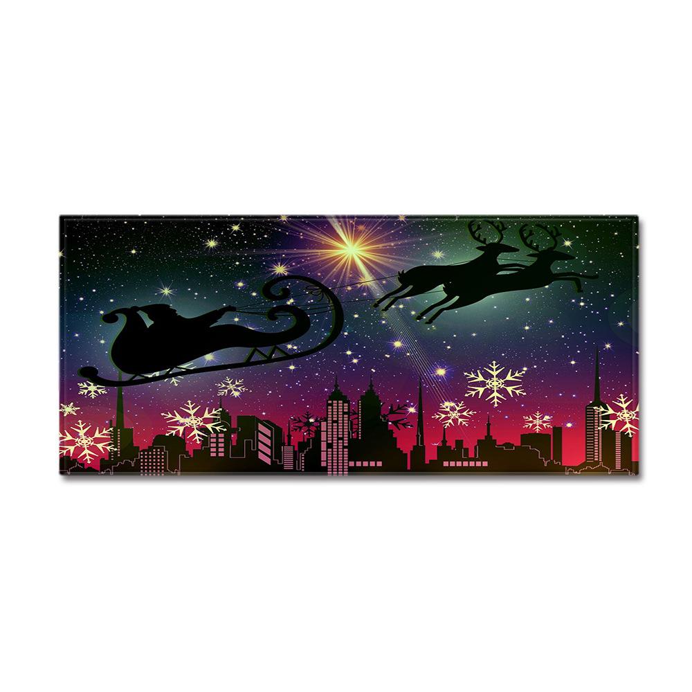 Christmas Kitchen Sand Carpet Doormat Long Floor Mat