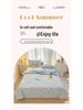 Washable Cotton Double Gauze Cartoon Summer Quilt for Mother and Baby - Soft, Fresh, and Thin Air Conditioning Blanket