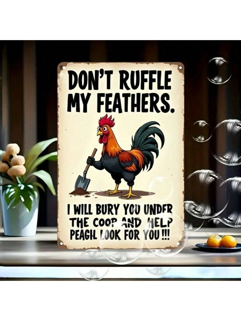 Vintage Tin Sign Wall Decor Metal Plaque Retro Home Art
