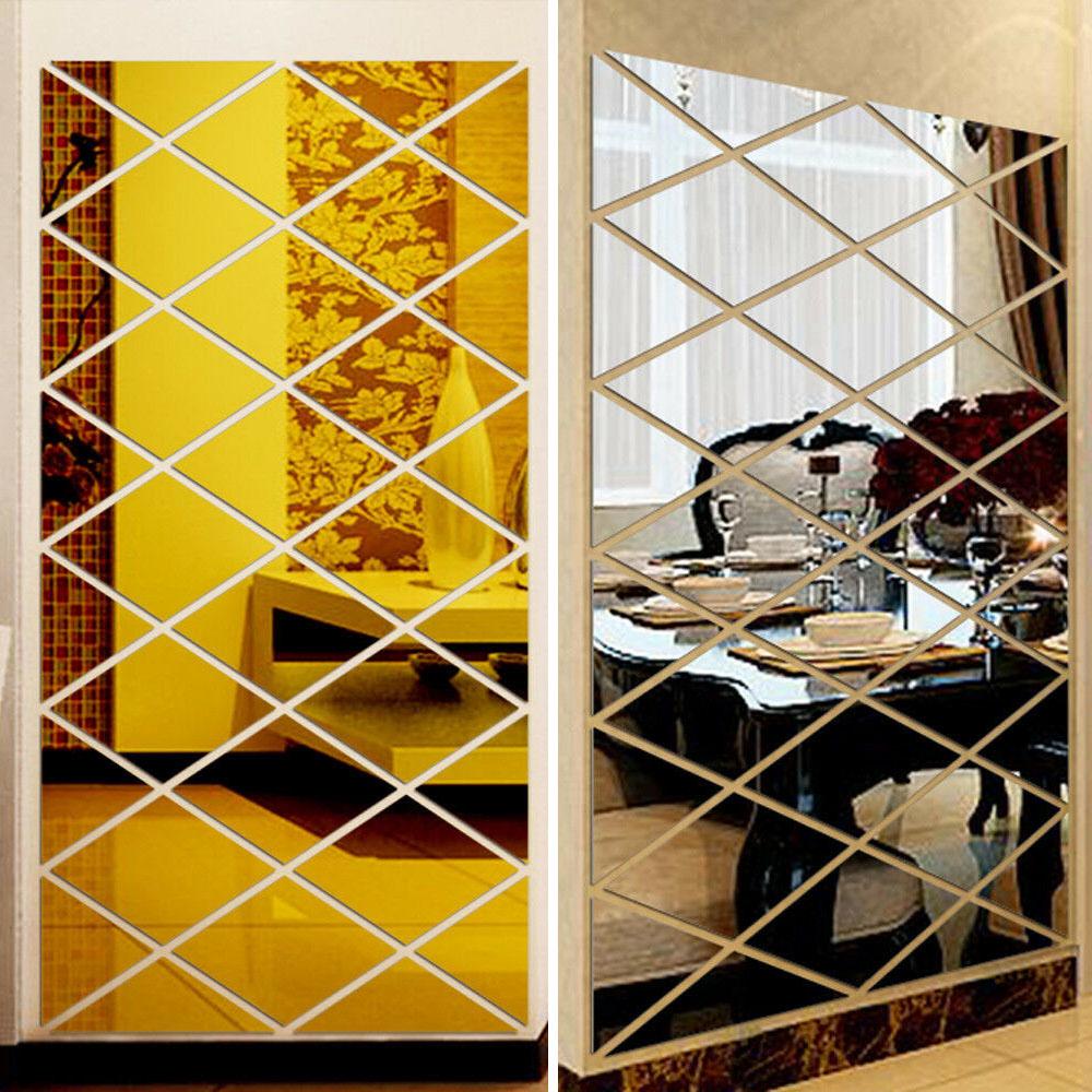 24PCS DIY 3D Spiegel Wand Sticker Aufkleber Haus Zimmer Dekor Wanddekoration Set 24PCS DIY 3D Spiegel Wand Sticker Aufkleber Haus Zimmer Dekor Wanddekoration Set