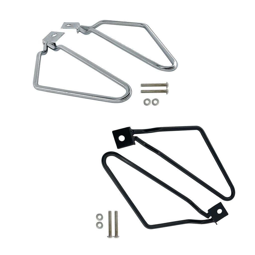 Saddlebag Bracket Support Left & Right Motorcycles Saddlebags Bar Mount Brackets Support Easy Installs for XL883 1200