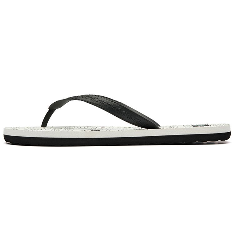 

Anta Breathable Beach Slippers Men Footwear White Black 112238517-2 42.5