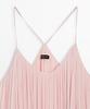 Masimodutti Fluid Pleated Strap Dress