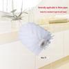 Gold Bathroom Toilet Brush with Long Handle and Soft Bristles