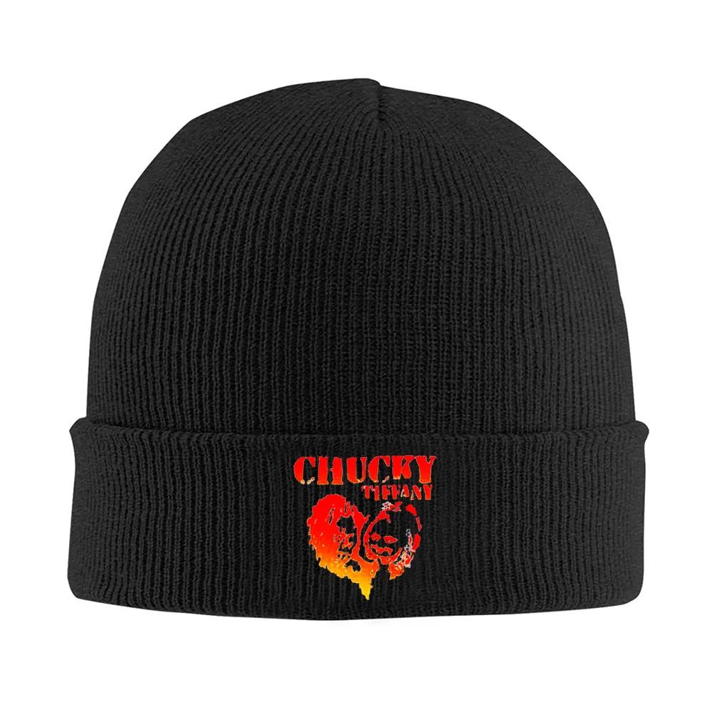 2026 Burning Love Chucky Tiffany Heart Shape Men Women Unisex Knitted Hat Beanie Pullover Cap Winter Thermal Warm Christmas Outd
