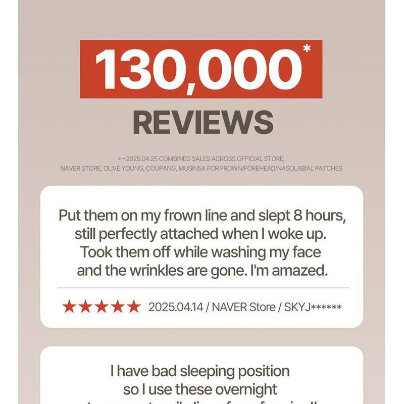 MARSHIQUE - Wrinkle Repair Forehead Wrinkle Patch