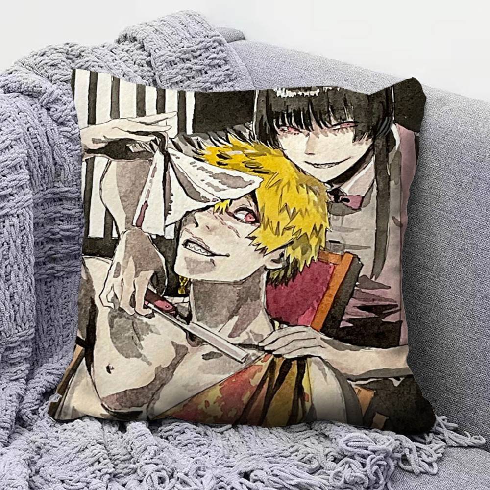 hell paradise Anime Pillow Covers Home Sofa Cushion Covers and Aecorative Custom