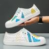 Parent-child hole shoes Women's children's hole shoes Non-slip sandals Men's and women's outdoor baotou wading outside the beach breathable shoes