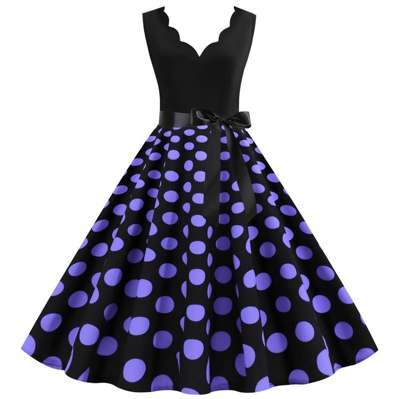 BITCED Women's Fashion Summer Spring V-Neck Sleeveless Casual Dresses