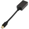AISENS A125 – 0137 – Convertisseur Mini DP vers HDMI de 15 cm, Couleur Noir