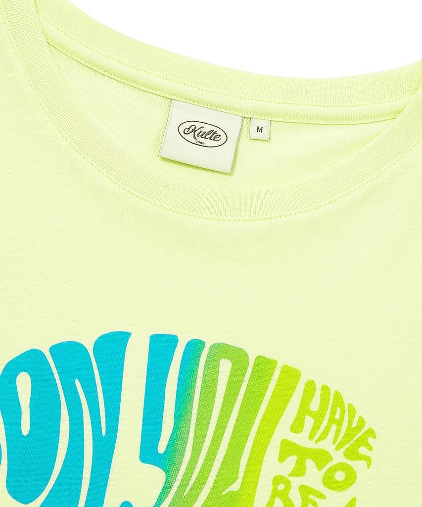 KULTE Gradation Women T-Shirt Yellow