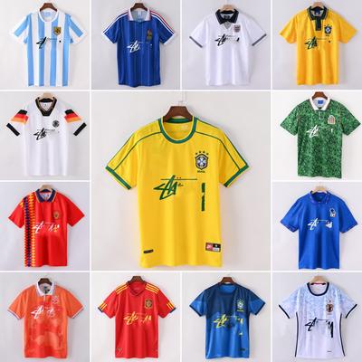 Tide Brand National Team Signed Jersey Argentina Brazil Germany Netherlands France Mexico Football Jersey Cross-border Delivery