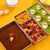 Non-Stick Surface Rectangular Cake Pan DIY Dessert Baking Mold Durable Mousse Mold  Baking