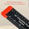 Woodworking 2 In 1 Drilling Positioning Ruler Combination Angles Ruler T-Shaped Ruler Cabinet Hardware Jig