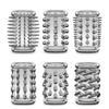 WAKEWAY 6Pcs/7Pcs Cock Ring Penis Enlarge Sleeve Lock Semen Sex Toys for Men Delay Ejaculation Cockring Sex Products Adult