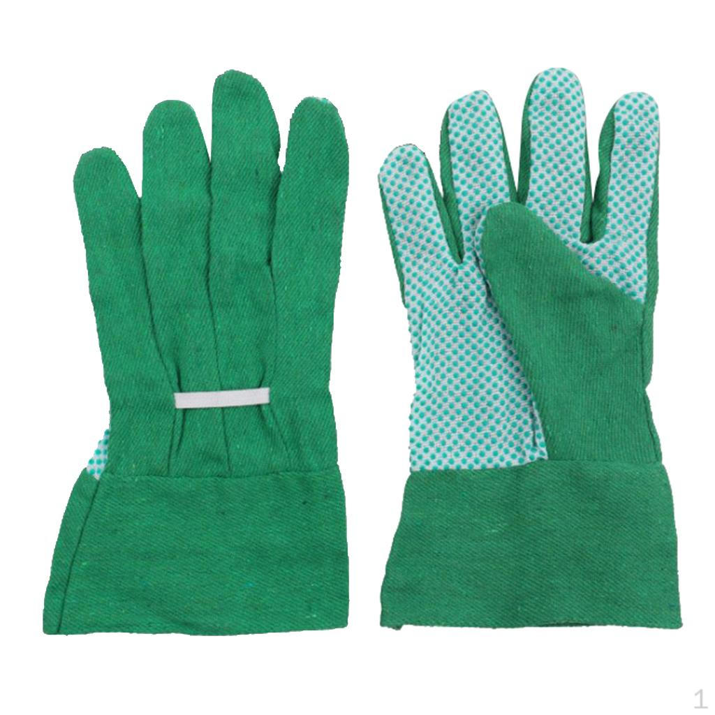 

Безопасные садовые рабочие перчатки без покрытия