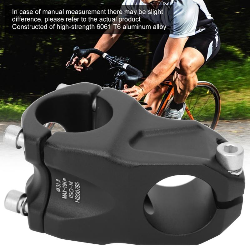Short Handlebar Stem Riser 50mm/2in Heavy Duty Aluminium Alloy For Mountain Bike Bicycle