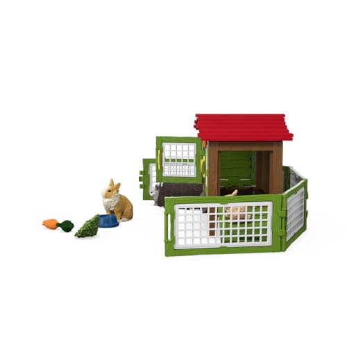 Schleich Farm World Rabbit Hutch 42728